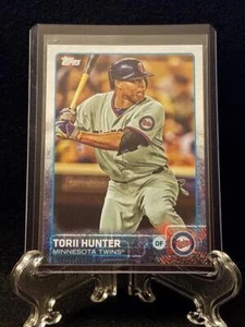 2015 Torii Hunter Minnesota Twins Topps Baseball Card # 590 - Picture 1 of 2