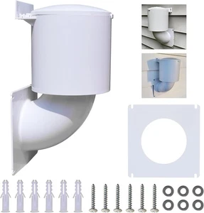 Trockner Entlüftungsdeckel 4 Zoll, Outdoor Trockner Entlüftungsverschluss/Dichtung, Haube für Zuhause Außen - Bild 1 von 1