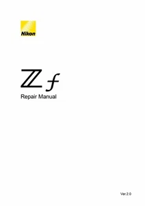 NIKON ZF Camera Service Repair Manual & Parts List PDF READ - Picture 1 of 3