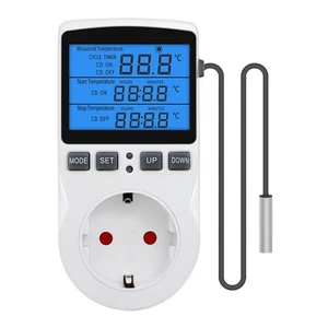 Easy Setup Thermostat Socket with Temperature Control for Heating and Cooling - Picture 1 of 7