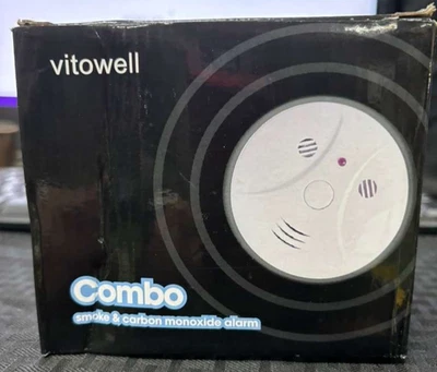 WOOX Vitowell 3-Pack Combo Smoke and Carbon Monoxide Alarms – Fire Safety Sensor