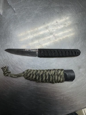 CRKT Burnley Obake Fixed Blade Knife With Sheath. - Image 1 of 4