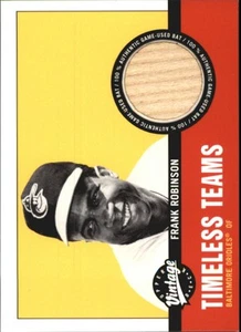 B3738- 2001 Upper Deck Vintage Zeitlos Teams # Bafr Frank Robinson Bat - Nm-Mt - Bild 1 von 2
