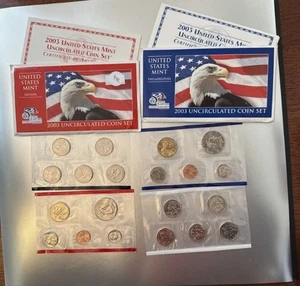 2003 US Mint Set 20 Coin Uncirculated Set Complete Philadelphia & Denver W/ OGP - Picture 1 of 3