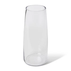 E Style Nailah Glass Flower Vase Centerpiece Indoor Home Decor 30cm Clear - Picture 1 of 3