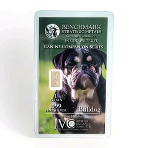 Bulldog - 1/15 Gram .999 Fine Silver Bullion Bar - Bild 1 von 3