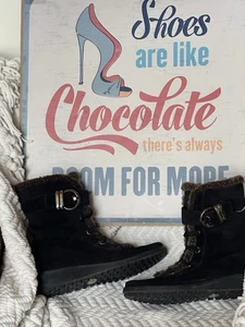 Botines al tobillo Stuart Weitzman vintage de gamuza negra con cremallera lateral para mujer talla 7,5 B - Imagen 1 de 7