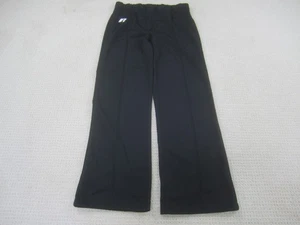 VTG Russell Athletic Pants Womens Small Black Athletic Wide Leg Active Dri Power - Picture 1 of 11