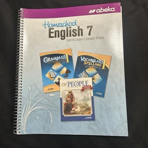 Abeka Homeschool English 7 Curriculum Lesson Plans Second Edition - Picture 1 of 2