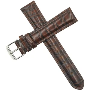 NEW OLD STOCK - 18 MM - GENUINE LEATHER STRAP BAND - SWISS WATCH - BRACELET #SKB - Picture 1 of 1