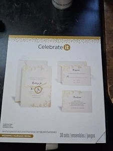 Celebrate It Wedding Invitation Kit 120ct - Picture 1 of 2