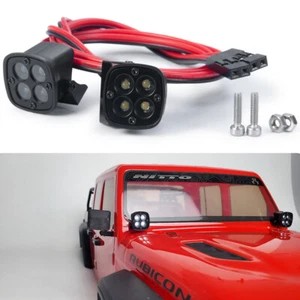 Spotlight Headlight Roof Lights for 1/10 RC Crawler TRX4 SCX10 90046 - Picture 1 of 9