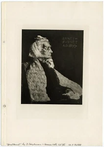 James Craig Annan, "Janet Burnet" circa Note per macchina fotografica 1901 vol 4, n. 3 incisione fotografica - Foto 1 di 2
