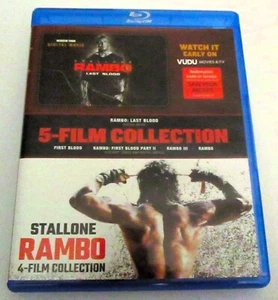 Rambo 4 Film Collection 4 Disc Blu-Ray Set Sylvester Stallone First Blood 3 - Picture 1 of 2