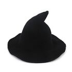 Witch Hat Modern Cosplay Costume Halloween Party Wide Brim Knitted Hat Womens