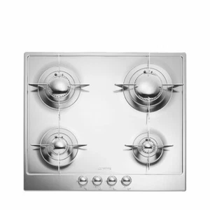 SMEG P64ES Quemador Encimera Design A Gas de Acero Inoxidable Pulido 4 60CM - Imagen 1 de 1