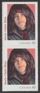 Canada 3472 French-Canadian Authors Marie-Claire Blais P vert pair MNH 2024 - Picture 1 of 1