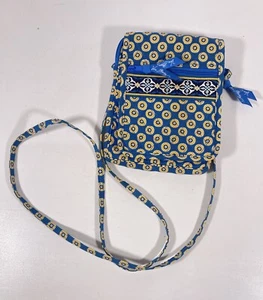 PRISTINE Vera Bradley Riviera Blue Crossbody Hipster - Picture 1 of 9