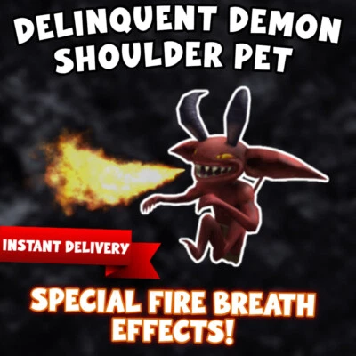 Roblox Demon Delinquent Shoulder Pet - [GLOBAL | ALL PLATFORMS] - Image 1 of 2