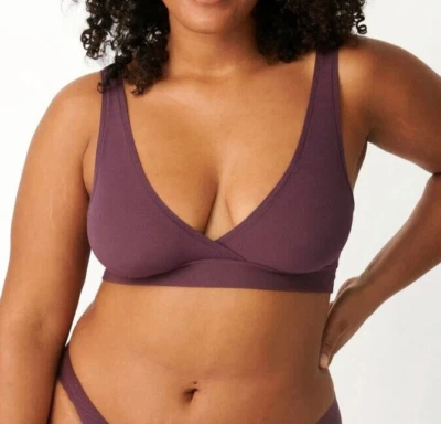 Sloggi Damen Go Allround Bralette Bustier Bralette Lila von XS bis L