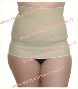 pancera,fascia elastica in lana termica protegge schiena,stomaco,reni e fegato - Picture 1 of 3