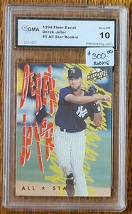 Derek Jeter Fleer Excel All-Star RC INSERT #5 94-95 GMA Grading 10! NY Yankees - Bild 1 von 2