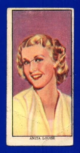 ANITA LOUISE 1939 MARS CONFECTIONS FAMOUS FILM STARS #29 GOOD/VERY GOOD - Picture 1 of 2