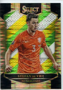 2016-17 Panini Select MULTI COLOR Prizm Parallel #69 Stefan de Vrij Netherlands - Picture 1 of 2