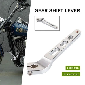 Chrome Gear Shifter Shift Lever For Harley Softail FXST Dyna Wide Glide FXDWG US - Picture 1 of 18