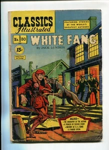 Colmillo blanco clásico ilustrado #80 1951 Jack London dañado - Imagen 1 de 2