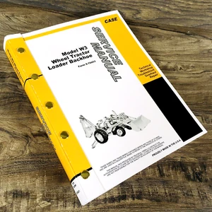 Case W3 420B Wheel Tractor Loader Backhoe Service Shop Technical Manual Repair - Picture 1 of 7