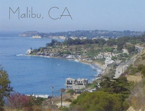 Postcard CA California Malibu Los Angeles County (Pre-Wild Fires) MINT Unused - Picture 1 of 1