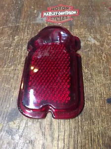 HARLEY-DAVIDSON TOMBSTONE REAR LIGHT LENS NEW PART NO DAMAGE B25 - Picture 1 of 8