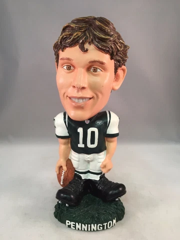 CHAD PENNINGTON NEW YORK JETS VINTAGE KNUCKLE HEAD BOBBLEHEAD Cover