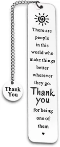 Thank You Bookmarks Gifts for Women Men Farewell Going Away Gift Bookmark for... - Picture 1 of 8
