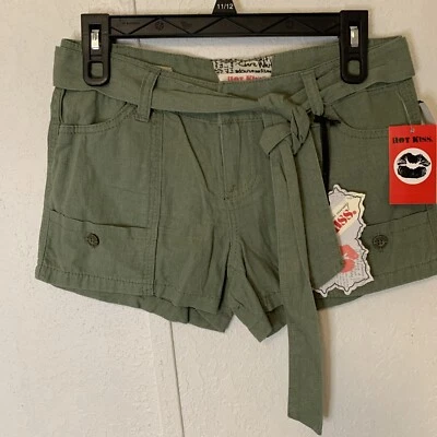 Corbata corta Cici Hot Kiss tiro bajo talla 3 verde oliva elástica Foto 1 de 4