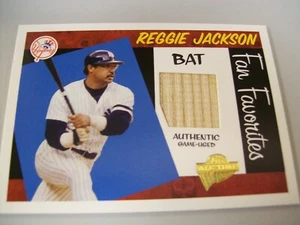 2005 Topps All-Time Fan Favorites - Relics #FFR-RJ Reggie Jackson /350 - Bild 1 von 2