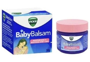 Vicks Baby Balsam Soothing Rub Ätherisches Öl Komfort Feuchtigkeitsspendend Babypflege 50g. - Bild 1 von 16