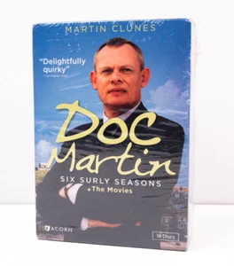 NEW Doc Martin Six Surly Seasons + The Movies 16 Disc DVD Boxed Set Acorn - Imagen 1 de 3