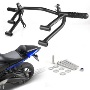 Stunt Subcage Foot Pegs Guard Protection Fit For Yamaha MT-03 2020-2024 Black - Picture 1 of 16