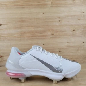 Nike Force Zoom Trout 7 Pro Metal Baseball Cleats CQ7224-104 White/Grey Sz: - Picture 1 of 6