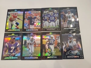2007 Topps Chrome 8 Karten Refractor Lot - Bild 1 von 2