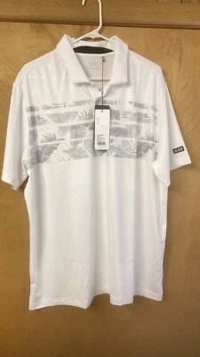 SLIGO White/Gray  Polo Shirt Short Sleeve Golf Size XL Extra Large - Image 1 of 3