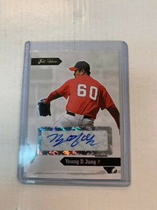 Young Il Jung 2006 Just Minors Rookies Auto Card #JR-22