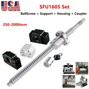Máquina de extremo RM1605 BallScrew SFU1605 + Soporte BK/BF12 + Carcasa + Acoplador CNC - Imagen 1 de 29