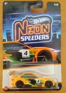 2024 Hot Wheels Neon Speeders Series BMW M3 GT2 Walmart Exclusive - Picture 1 of 4