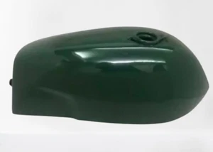 SUITABLE FOR NORTON COMMANDO FASTBACK GREEN PAINTED ALUMINUM PETROL TANK - Picture 1 of 5