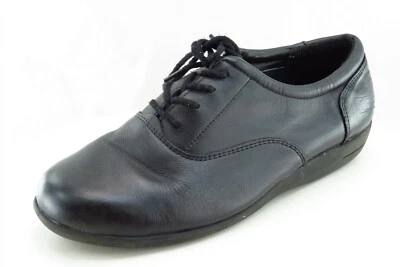 Zapatillas de cuero Dr. Scholl's para mujer talla 8 W negras de moda Foto 1 de 4