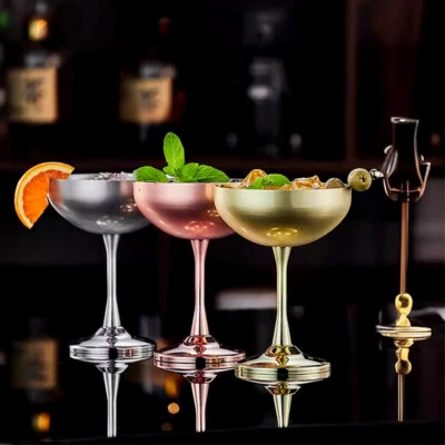 150-450ml Stainless Steel Ice Cream Sundae Cup Party Dessert Bowls Goblet Cup  - Image 1 of 4