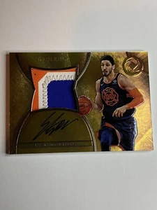2017-18 Panini Opulence Enes Kanter Silver Patch Auto Autograph 11/25 Knicks - Picture 1 of 2